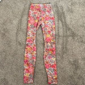 Floral Printed Lululemon Leggings
